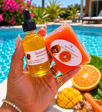 Load image into Gallery viewer, Lightening Body Oil + Kojic Acid Skin Lightening Soap Bundle