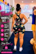 Load image into Gallery viewer, 🌸 Floral Summer Shorts Set