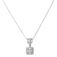 Load image into Gallery viewer, Double Square Necklace