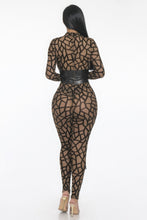 Load image into Gallery viewer, Geometric Printed Jersey Jumpsuit