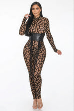 Load image into Gallery viewer, Geometric Printed Jersey Jumpsuit