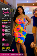 Load image into Gallery viewer, 🌴 Tropical Summer Bodycon Dress