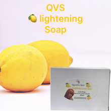 Load image into Gallery viewer, QVS 🍋 Lightening Body Brightening Lemon Soap