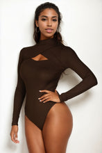 Load image into Gallery viewer, Front Cutout Long Sleeve Bodysuit