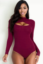 Load image into Gallery viewer, Front Cutout Long Sleeve Bodysuit