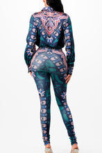 Load image into Gallery viewer, Shirt Blouse Top And Bottom Set