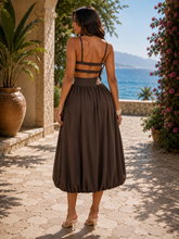 Load image into Gallery viewer, Queenvee Elegant Ruched A Line Dress
