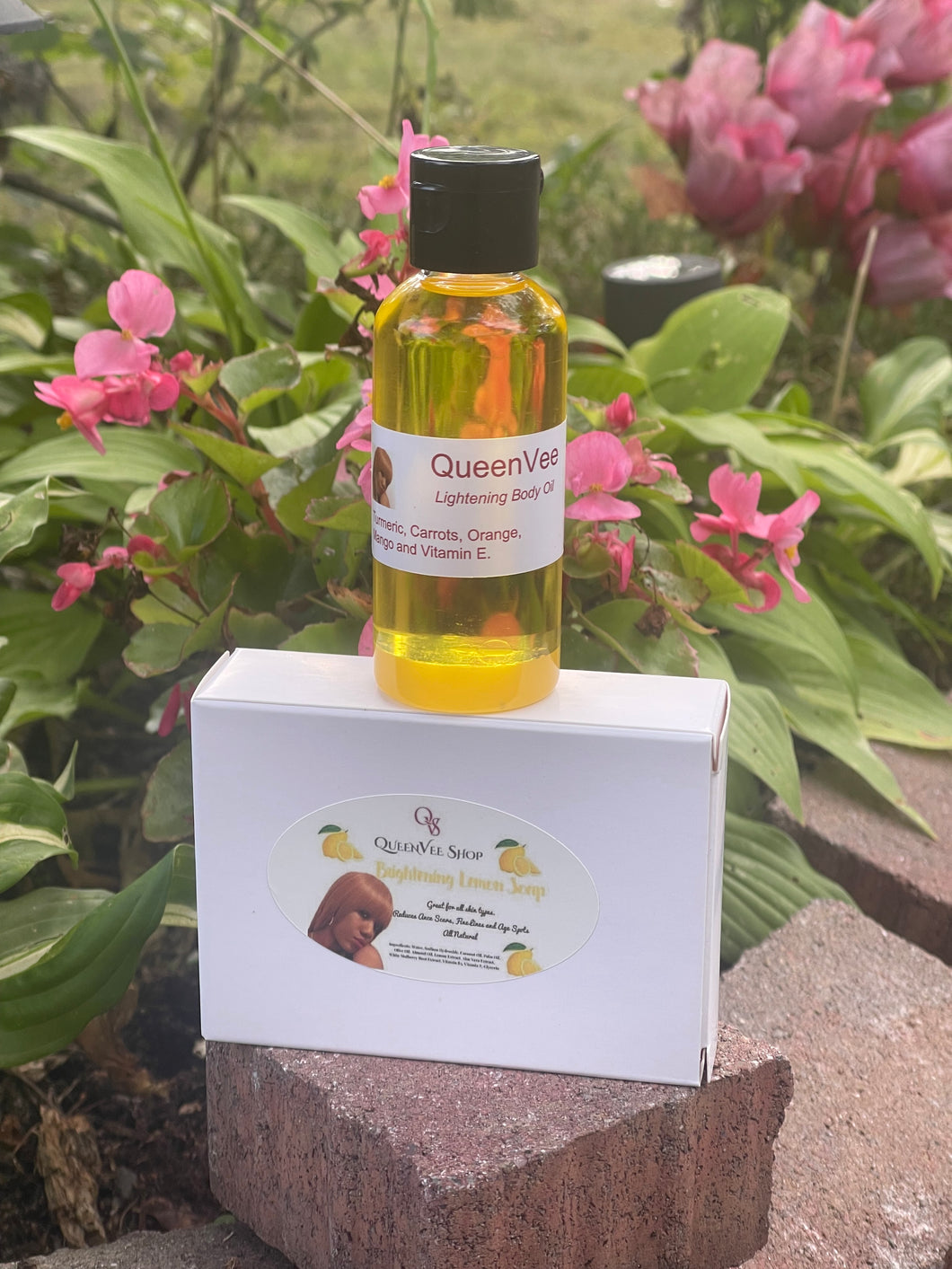Lightening Body Oil & Brightening Lemon Soap