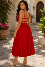 Load image into Gallery viewer, Queenvee Elegant Ruched A Line Dress

