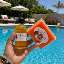 Load image into Gallery viewer, Lightening Body Oil + Kojic Acid Skin Lightening Soap Bundle
