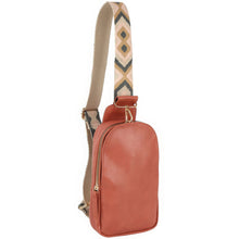 Load image into Gallery viewer, Smooth Zipper Sling Crossbody With Guitar Strap
