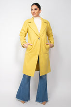 Load image into Gallery viewer, Collar pocketed coat
