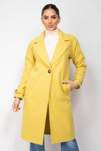 Load image into Gallery viewer, Collar pocketed coat
