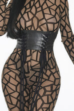 Load image into Gallery viewer, Geometric Printed Jersey Jumpsuit
