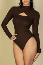 Load image into Gallery viewer, Front Cutout Long Sleeve Bodysuit
