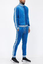 Load image into Gallery viewer, Track Set Velour Status Print Suit
