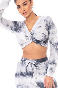 Sexy Me Tie Dye Ribbed Sweater Set