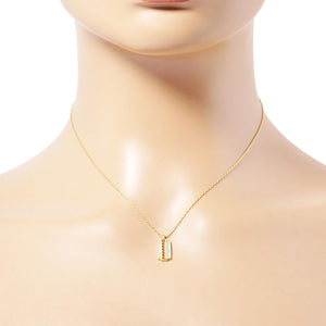 Gold Dipped Pendant Necklace