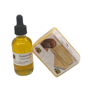 Lightening Body Oil + Papaya Skin Lightening Soap Bundle